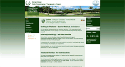 Desktop Screenshot of golf-physiotrainer.ch